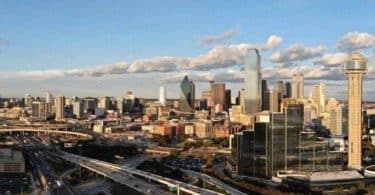 Dallas downtown panorámakép