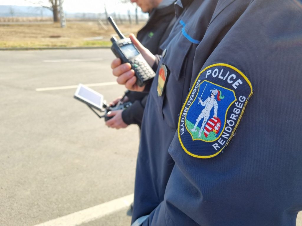 Nógrád Megyei Rendőr-főkapitányság drónos ellenőrzés 1