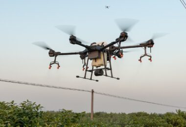 DJI Agras permetező drón