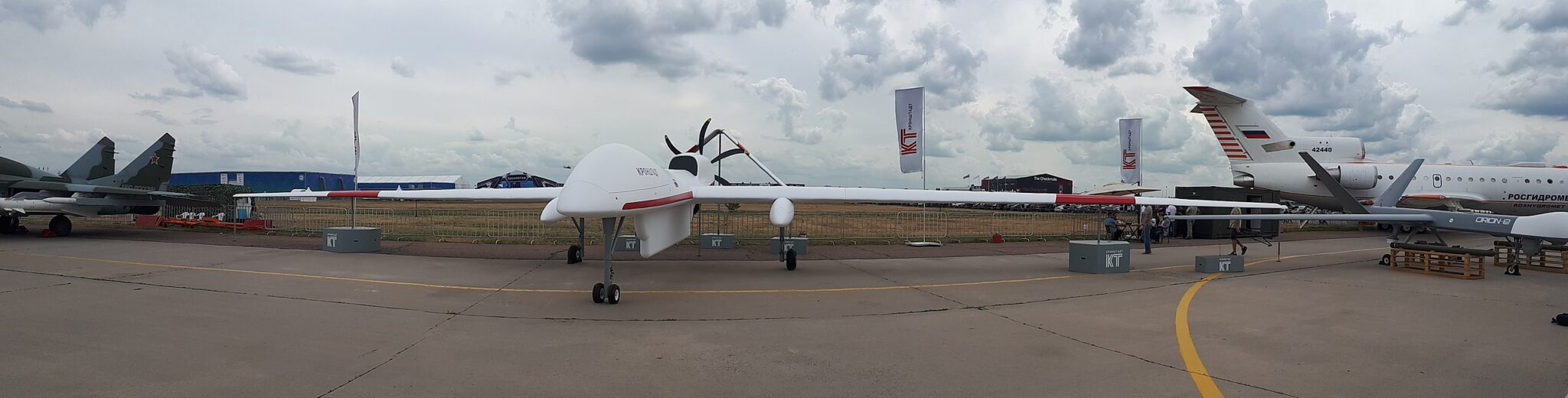 Gelios RLD drone on MAKS 2021 airshow scaled